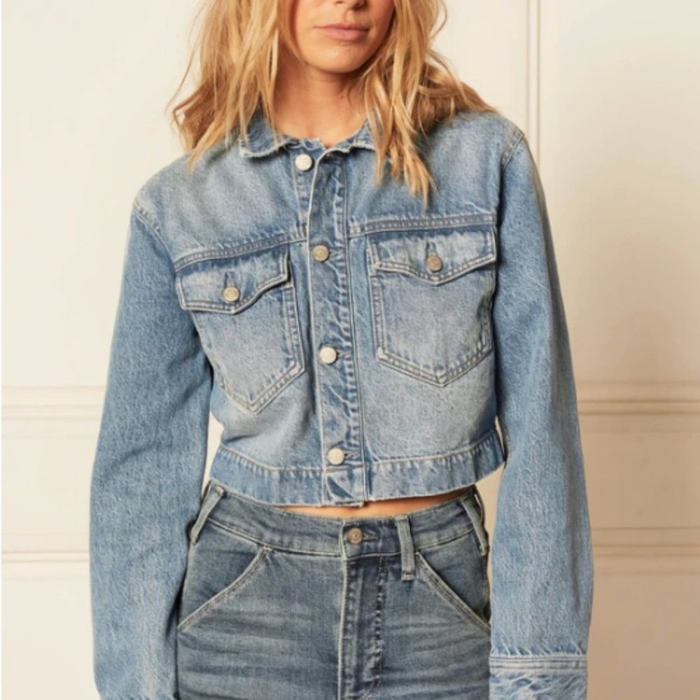 Boyish the Bruno Crop Jean Jacket in Gilda NEW WITH TAGS